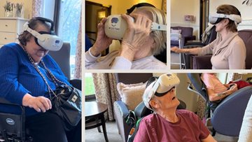 Salford care home Residents step into virtual reality